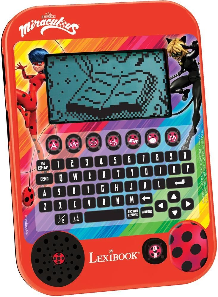 LEXIBOOK TABLETTE EDUCATIVE BILINGUE 80 ACTIVITES FRANCAIS-ANGLAIS MIRACULOUS 3 LEXIBOOK TABLETTE EDUCATIVE BILINGUE 80 ACTIVITES FRANCAIS-ANGLAIS MIRACULOUS