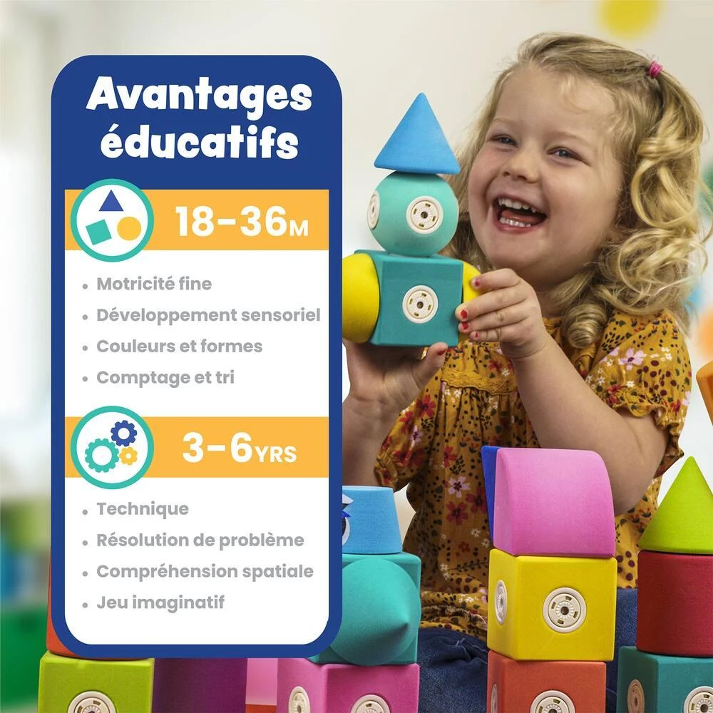 BLOCKAROO PLANE AVION BOITE DE 10 PIECES 8 BLOCKAROO PLANE AVION BOITE DE 10 PIECES – Image 6