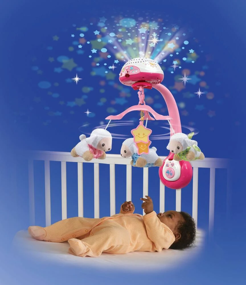 VTech LUMI MOBILE COMPTE-MOUTONS ROSE 4 VTech LUMI MOBILE COMPTE-MOUTONS ROSE – Image 2