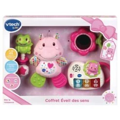 VTECH BABY - COFFRET NAISSANCE ÉVEIL DES SENS ROSE -Magasin De Jouets Branché 3a641bd320af47a9dd80baf49b180e2065201697 02060358 03