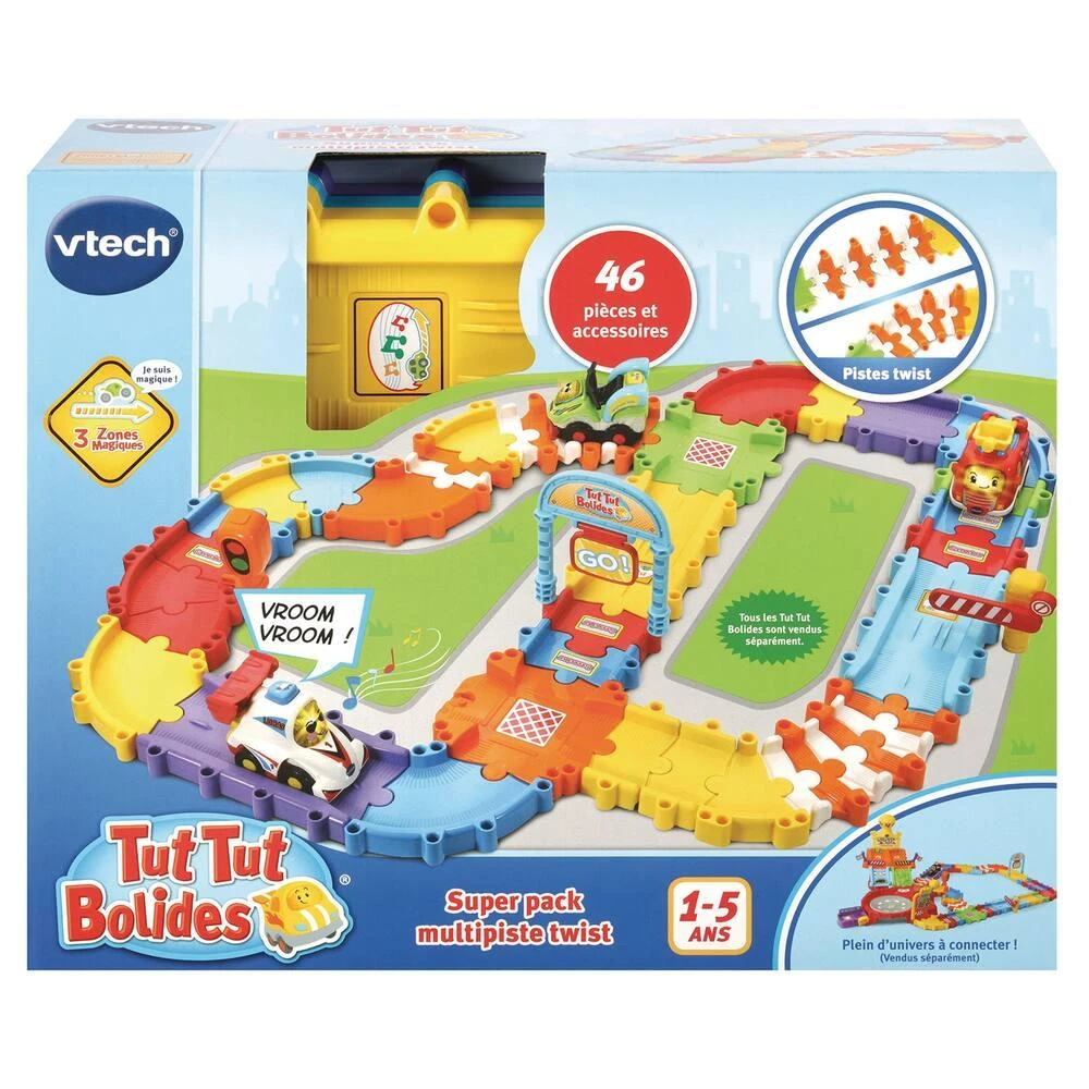 VTech TUT TUT BOLIDES - SUPER PACK MULTIPISTES TWIST 4 VTech TUT TUT BOLIDES - SUPER PACK MULTIPISTES TWIST – Image 2