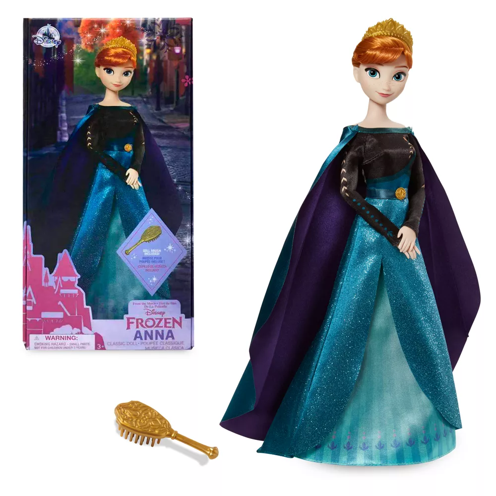 Disney Store Poupée Classique Reine Anna, La Reine Des Neiges 2 3 Disney Store Poupée Classique Reine Anna, La Reine Des Neiges 2
