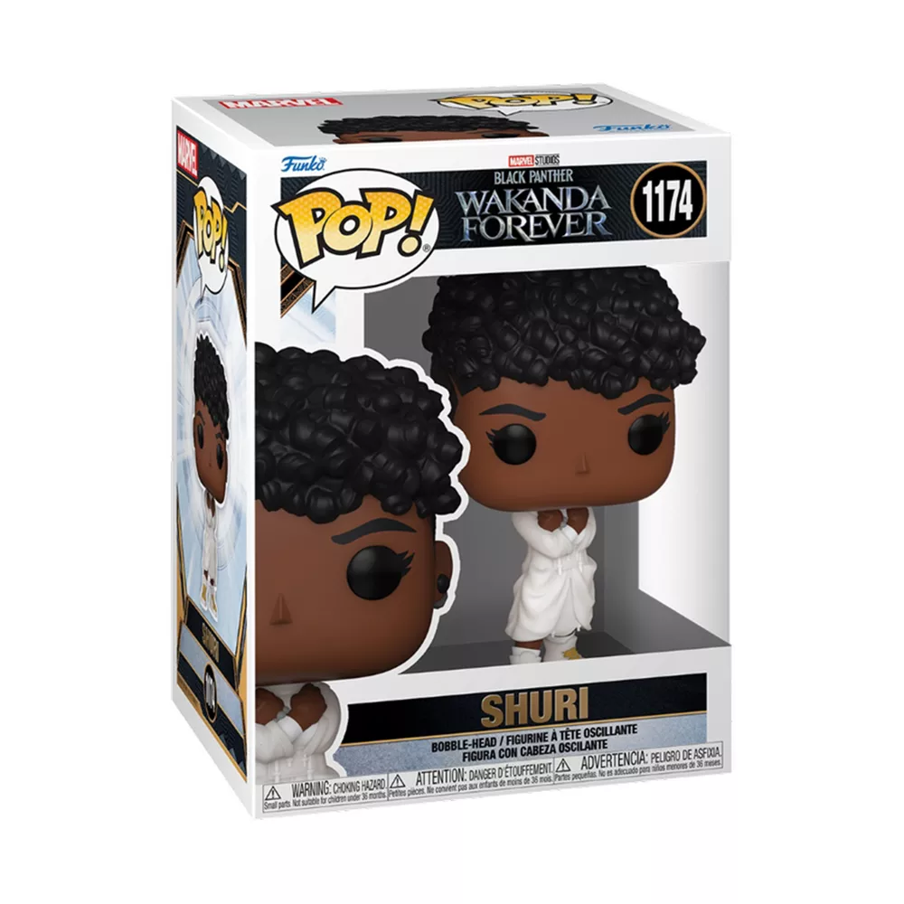 Funko Figurine Shuri Pop! En Vinyle, Black Panther: Wakanda Forever 4 Funko Figurine Shuri Pop! En Vinyle, Black Panther: Wakanda Forever – Image 2