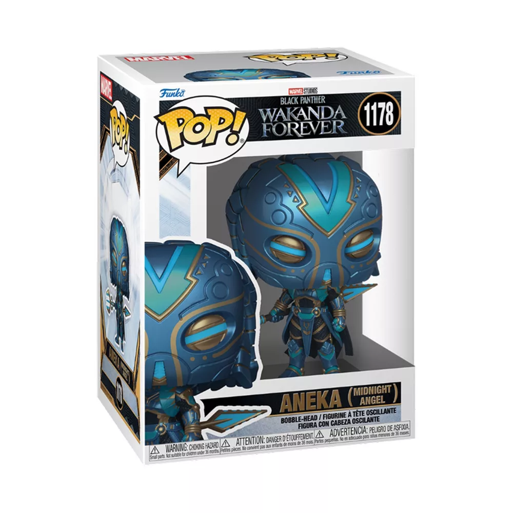 Funko Figurine Aneka (Ange De Minuit) Pop! En Vinyle, Black Panther: Wakanda Forever 4 Funko Figurine Aneka (Ange De Minuit) Pop! En Vinyle, Black Panther: Wakanda Forever – Image 2