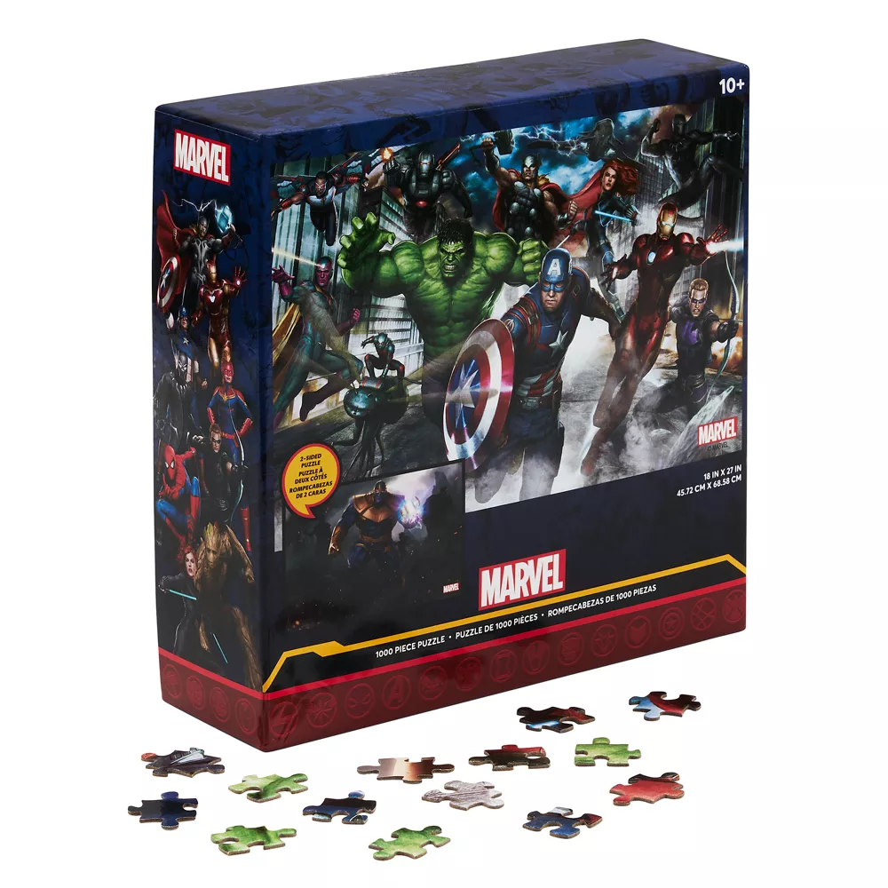 Disney Store Puzzle Marvel 1 000 pièces Double Face 3 Disney Store Puzzle Marvel 1 000 pièces Double Face