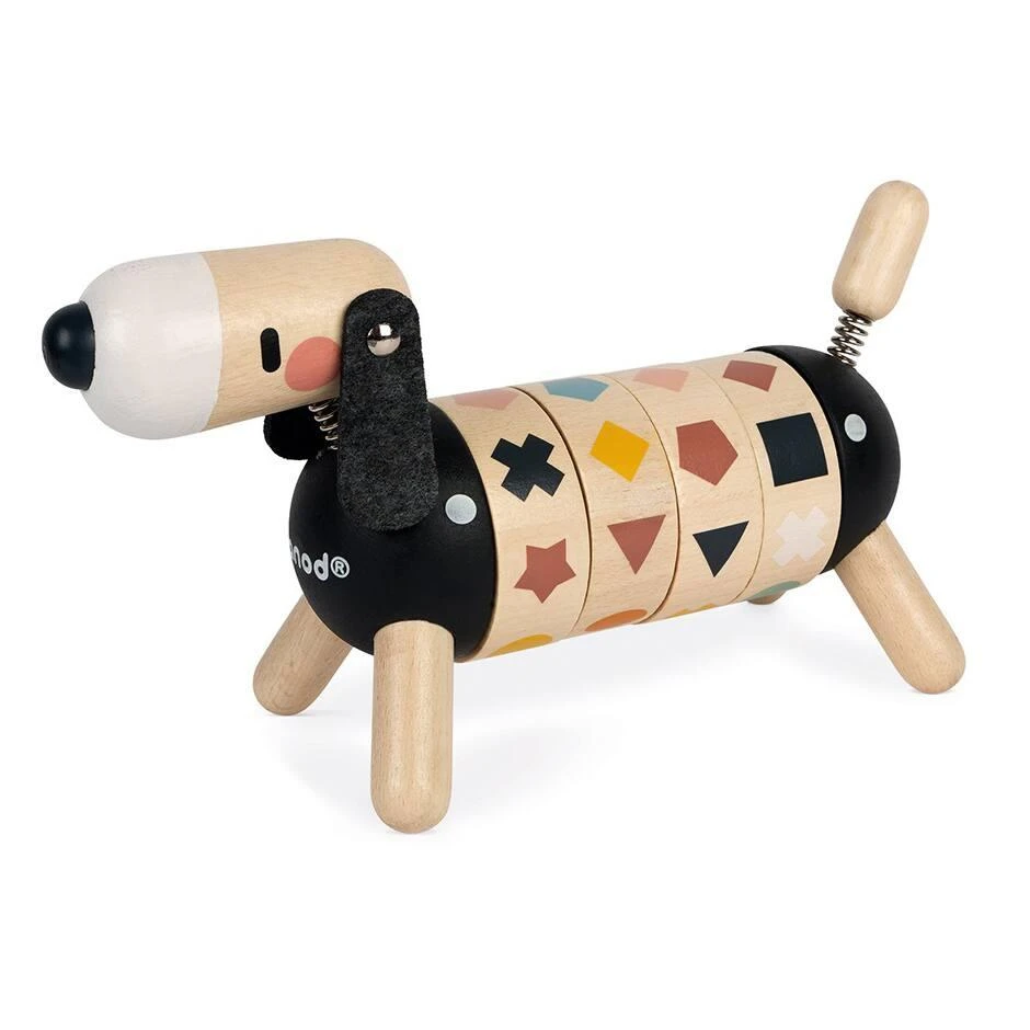 Janod CHIEN FORMES ET COULEURS - EN BOIS 4 Janod CHIEN FORMES ET COULEURS - EN BOIS – Image 2
