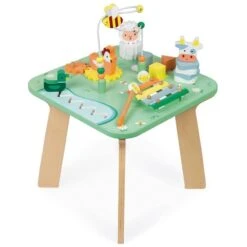 Janod TABLE D'ACTIVITÉS JOLIE PRAIRIE - EN BOIS -Magasin De Jouets Branché 5a7b42587c8b2a7bee11044b87a442e383bcf3c1 02082380 03