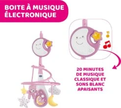 CHICCO MOBILE NEXT TO DREAMS ROSE -Magasin De Jouets Branché 622ebc274f39362d5689340cc1b8fcca90f6112c 02080548 05