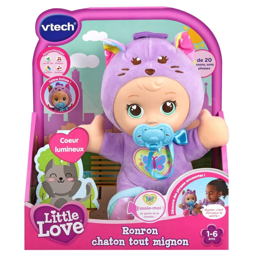 VTech LITTLE LOVE - POUPON P'TIT BÉBÉ DÉGUISÉ 30 CM 7 VTech LITTLE LOVE - POUPON P'TIT BÉBÉ DÉGUISÉ 30 CM – Image 5