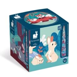 Janod PYRAMIDE RONDE LES ANIMAUX DE LA FORÊT - EN CARTON -Magasin De Jouets Branché 80f699b272f01316e472313e55ae3b3603f191ac 02082021 04