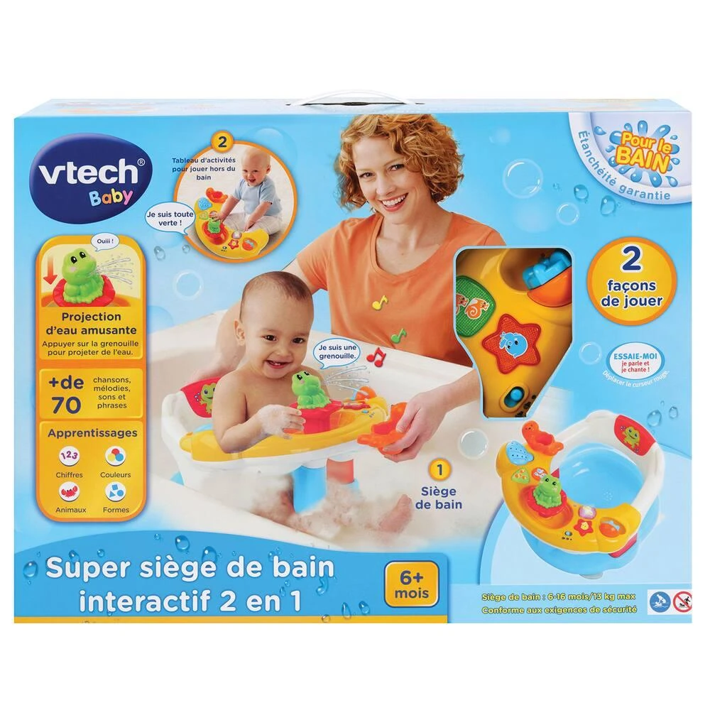 VTech SUPER SIEGE DE BAIN INTERACTIF 2 EN 1 5 VTech SUPER SIEGE DE BAIN INTERACTIF 2 EN 1 – Image 3