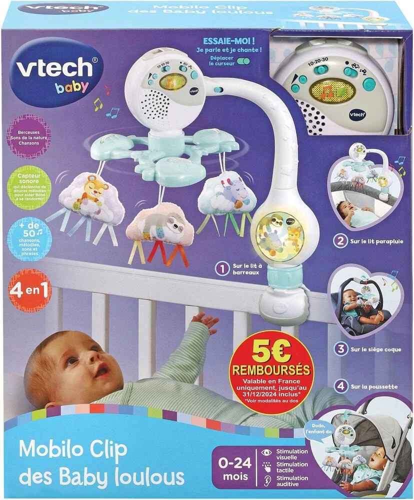 VTech MOBILO CLIP DES BABY LOULOUS 4 VTech MOBILO CLIP DES BABY LOULOUS – Image 2