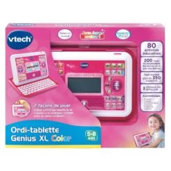 VTech ORDI TABLETTE GENIUS XL COLOR ROSE -Magasin De Jouets Branché acb311cea5faed52c1b6feea2bc60a2ddf11838a 04071709 04