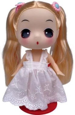 POUPEE DDUNG 18 CM- ROBE CHAMPETRE