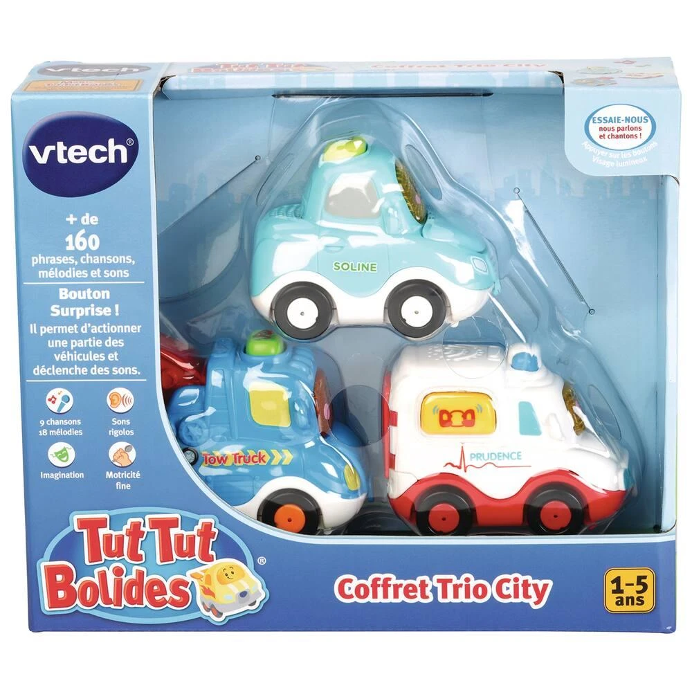 VTech TUT TUT BOLIDES - COFFRET TRIO CITY 4 VTech TUT TUT BOLIDES - COFFRET TRIO CITY – Image 2