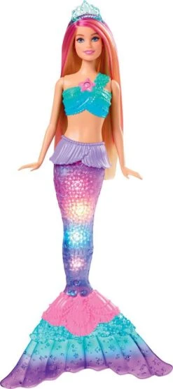 MATTEL BARBIE - POUPEE SIRENE LUMIERES DE REVE