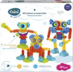 COFFRET 60 PIECES A ASSEMBLER - LE P'TIT MONSTRE -Magasin De Jouets Branché c83df153fd62eacf4e800a555ce7e61c2a581de3 41053960 03