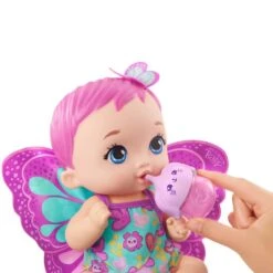 MATTEL MY GARDEN BABY - POUPON BÉBÉ PAPILLON ROSE BOIT ET FAIT PIPI -Magasin De Jouets Branché d1945829f8aa242975156aec658f7344d0fb1eca 41000601 04