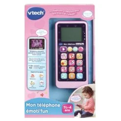 VTech MON TELEPHONE EMOTI'FUN ROSE -Magasin De Jouets Branché dc4f08d9f281ed5c0c561609e9e93ec9700afda0 02080910 03