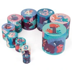 Janod PYRAMIDE RONDE LES ANIMAUX DE LA FORÊT - EN CARTON -Magasin De Jouets Branché de95ca8a7002f17bcd3b29781d9751d943f41d8a 02082021 03