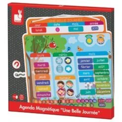 Janod AGENDA MAGNETIQUE UNE BELLE JOURNEE- EN BPOS -Magasin De Jouets Branché e1b6878e1f46016799a2fa3f7d0696afc725b193 04060441 05