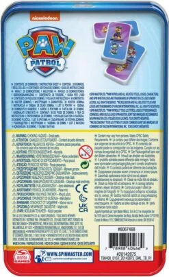 SPIN MASTER BOITE METAL DOMINOS LA PAT' PATROUILLE -Magasin De Jouets Branché f23cafab31279c28fb0aa0b47a64eac11aa82b5d 41103097 04